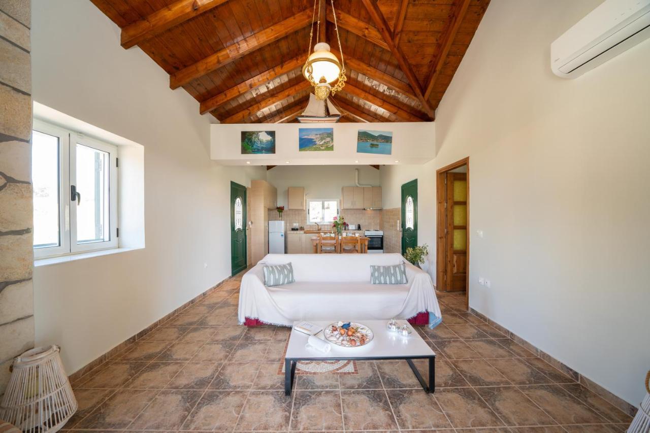 Stone Villa Eriphyle ,Private Witn Sunset View Fiskardo Exterior foto