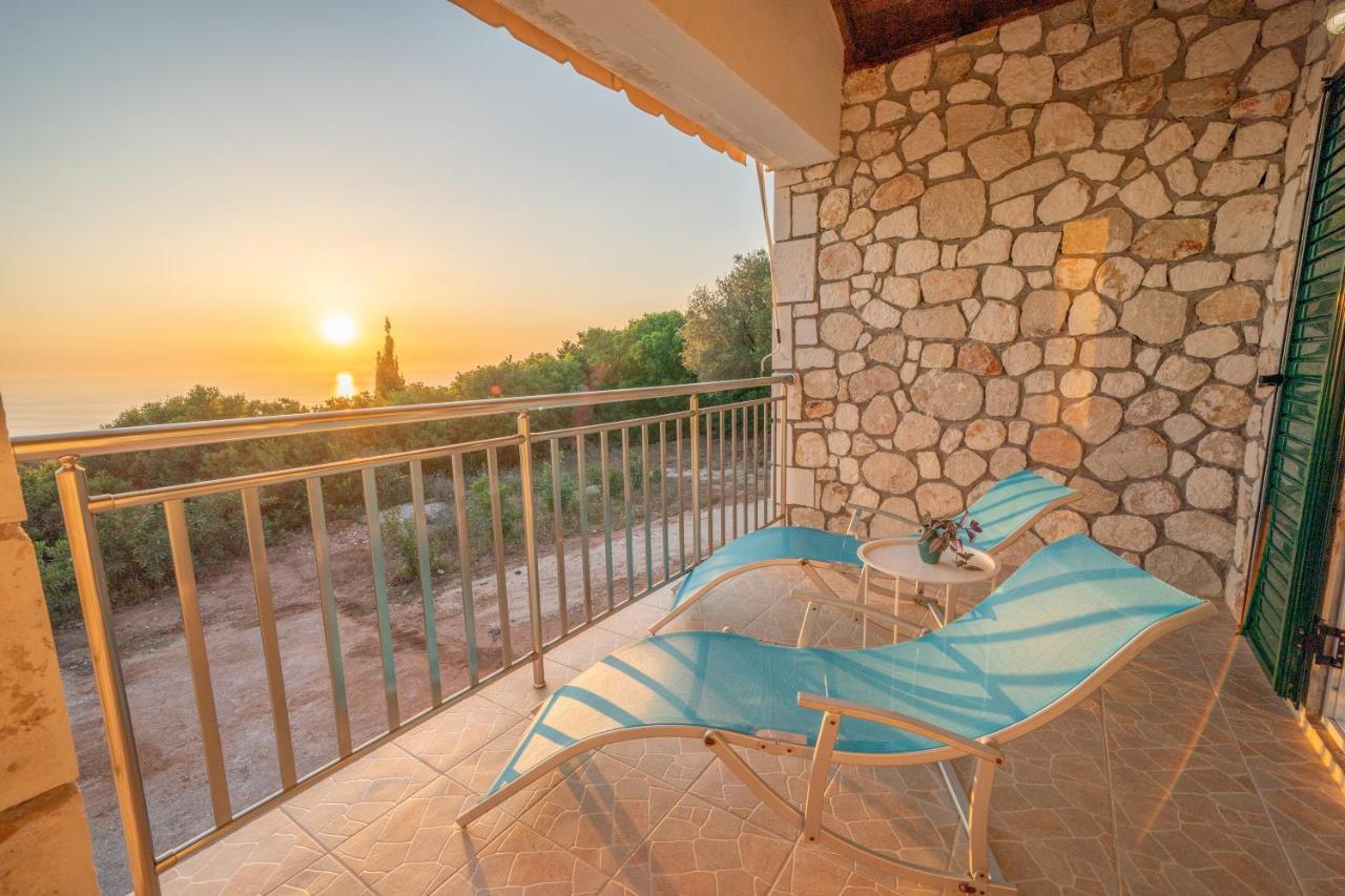 Stone Villa Eriphyle ,Private Witn Sunset View Fiskardo Exterior foto