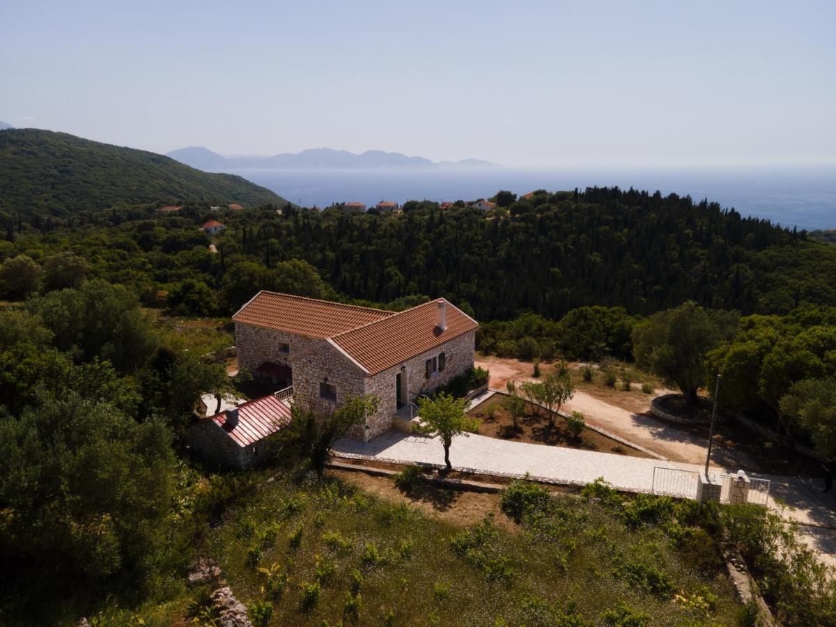 Stone Villa Eriphyle ,Private Witn Sunset View Fiskardo Exterior foto